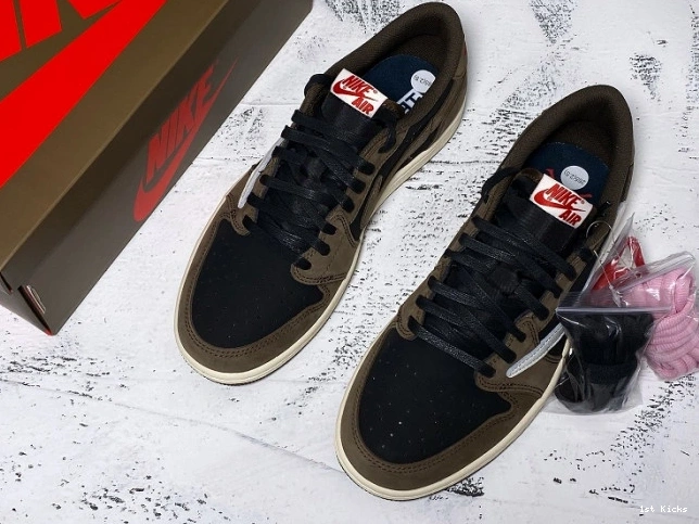 1st Kicks Shoes Travis Scott OG Jordan Air SP Dark Low CQ4277-001 Mocha x 1 0822
